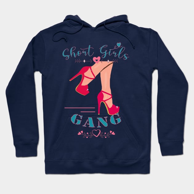 Short Girls Gang Hoodie by By Diane Maclaine